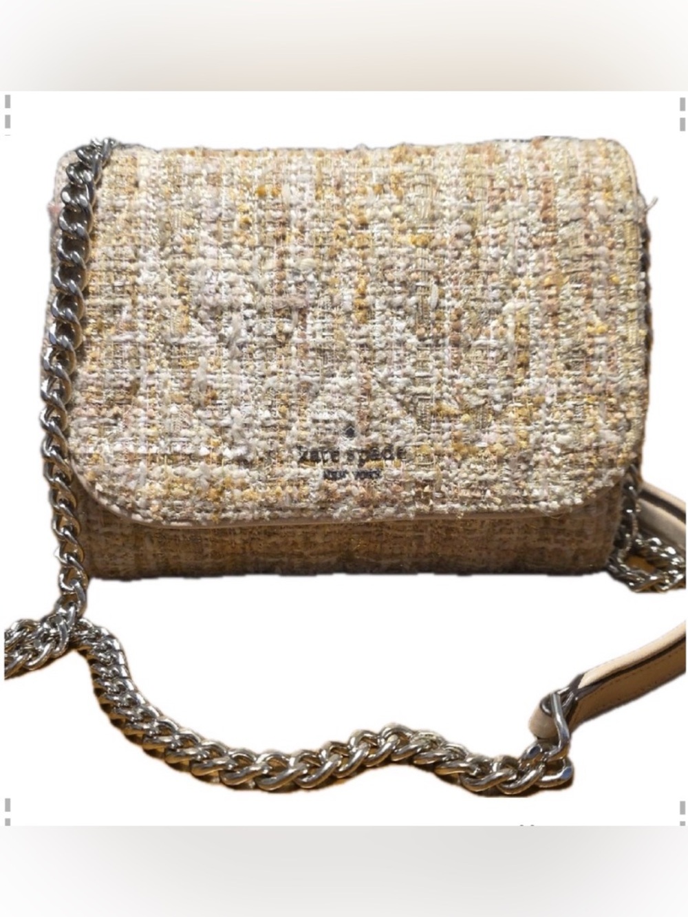 NWOT Rare Deadstock Kate Spade Briar Lane Emelyn Tweed Crossbody